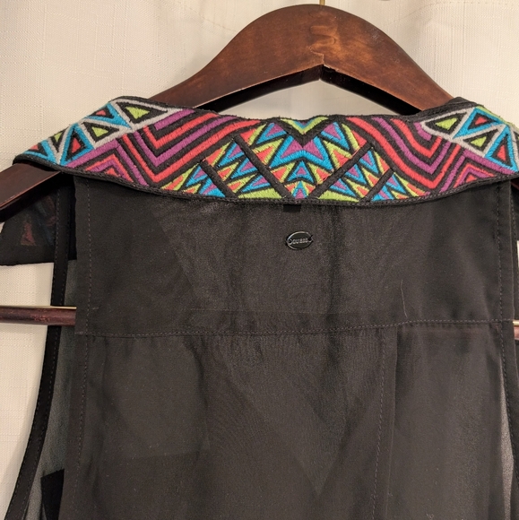 Guess multicolor sheer blouse - Picture 8 of 10